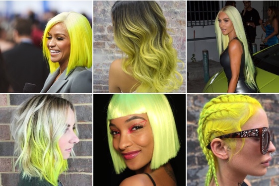 NEON geel haar, een trend?!